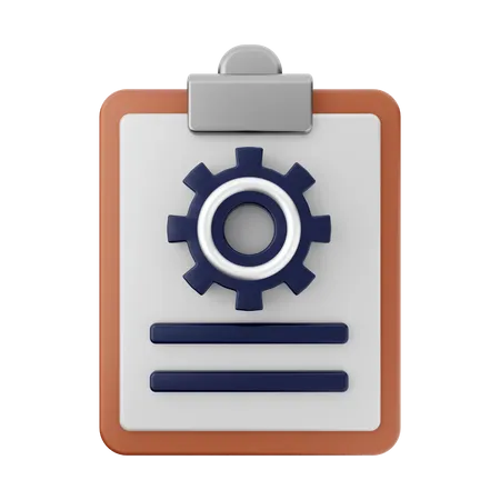 Management Report  3D Icon