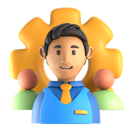 Führungsteam  3D Icon