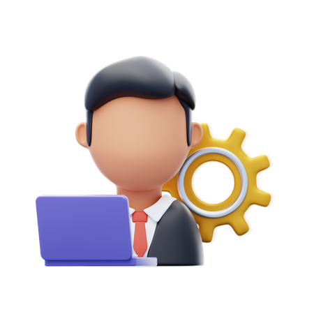 Manager  3D Icon