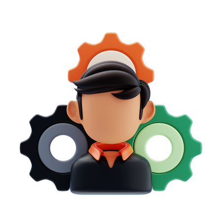 Manager  3D Icon