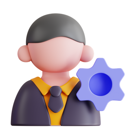 Manager  3D Icon