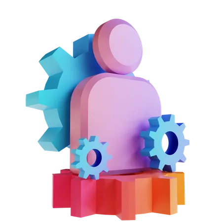 Manager  3D Illustration