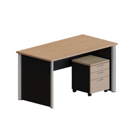 Manager Desk Design Element 3D Icon