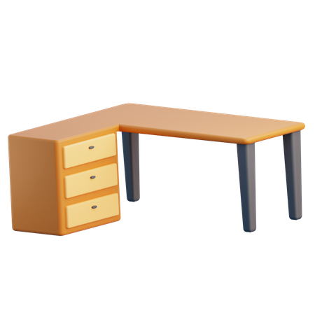 Manager Desk  3D Icon