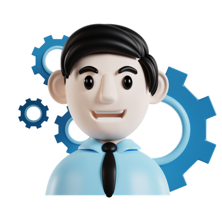 Manager Management  3D Icon