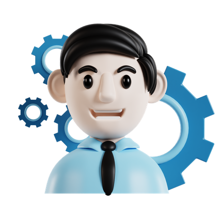 Manager Management  3D Icon