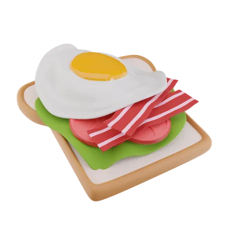 Desayuno de la mañana  3D Icon