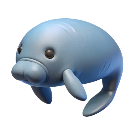 Manatee  3D Icon