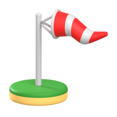 Manche à air  3D Icon