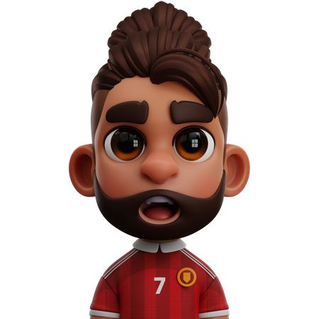 Manchester United Player  3D Icon