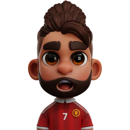 MANCHESTER UNITED PLAYER  3D Icon