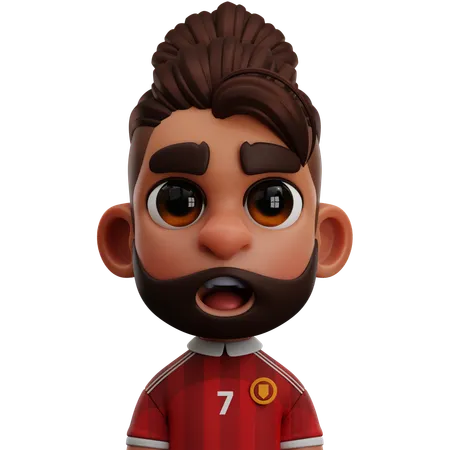 Manchester United Player 3D Icon
