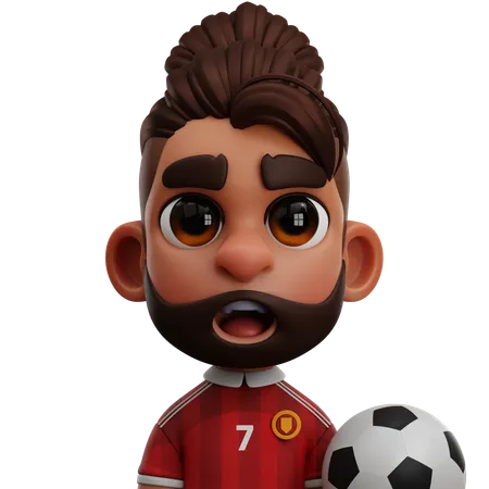 Manchester United Player  3D Icon