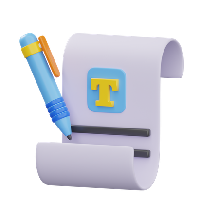 Título  3D Icon