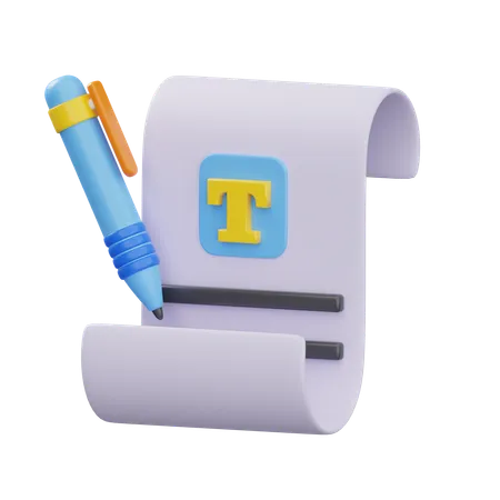 Título  3D Icon