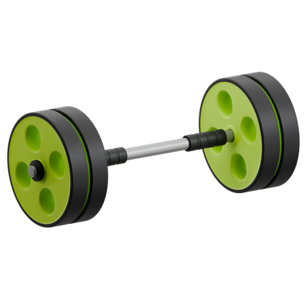 Pesas con mancuernas para entrenamiento de fuerza  3D Icon