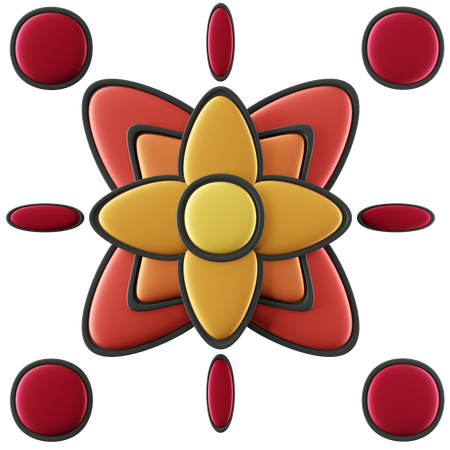 Mandala  3D Icon