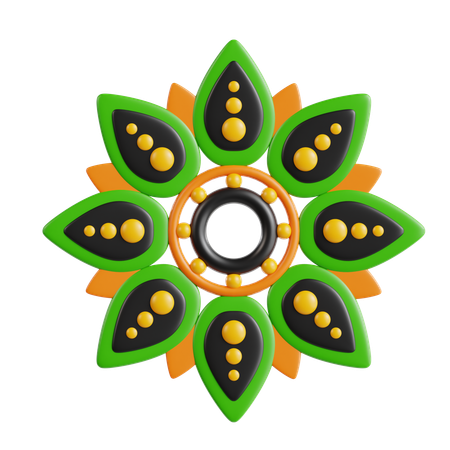 Mandala  3D Icon