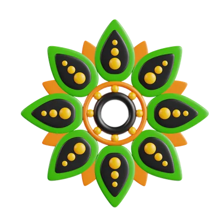 Mandala  3D Icon