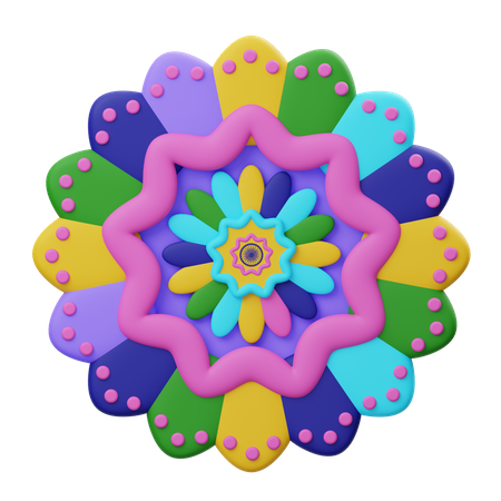 Mandala  3D Illustration