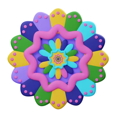 Mandala 3D Illustration