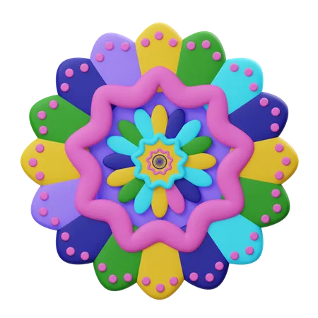 Mandala  3D Illustration