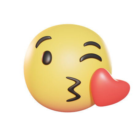 Mandando beijo  3D Icon
