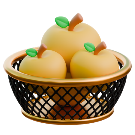 Mandarin Orange  3D Icon