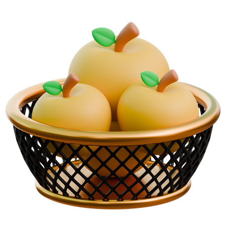 Mandarin Orange  3D Icon