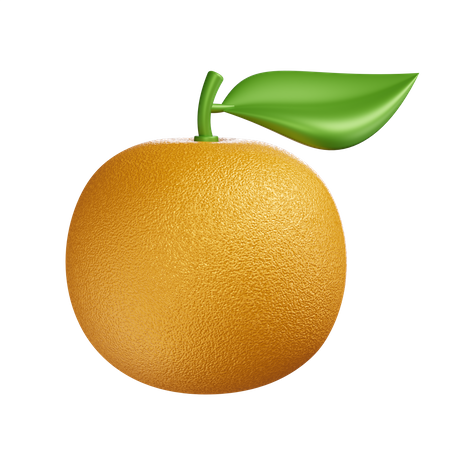 Mandarin Orange  3D Icon