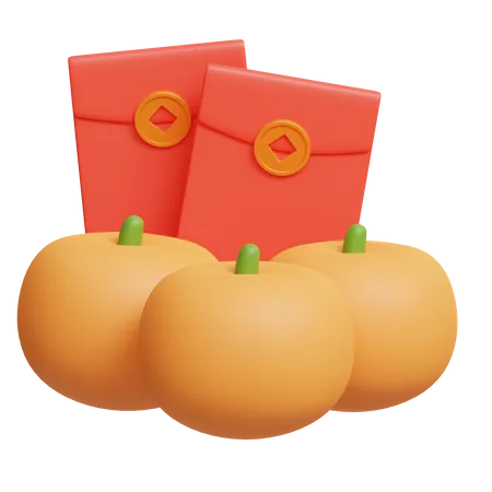 Mandarin Orange  3D Icon