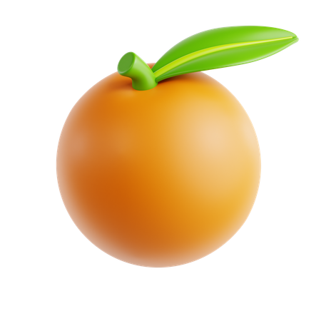 Mandarina  3D Icon