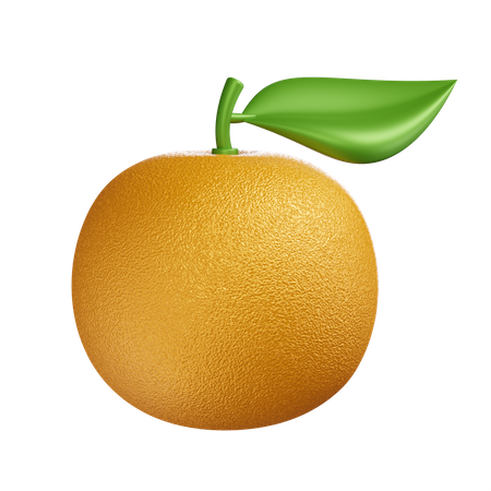 Mandarine  3D Icon