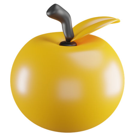 Mandarine  3D Icon