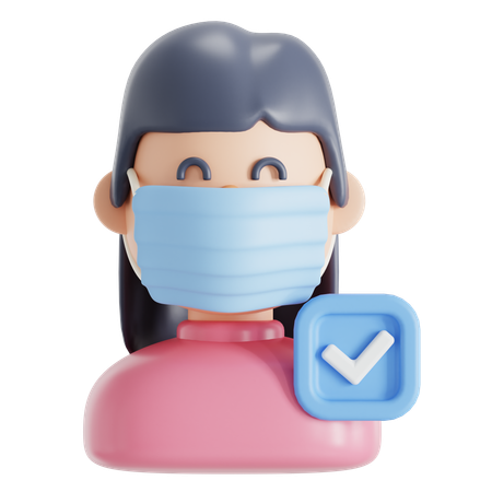 Mandatory mask  3D Icon