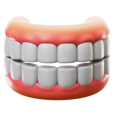 Mandíbula de dentes  3D Icon