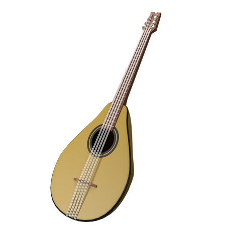 Mandolin  3D Icon