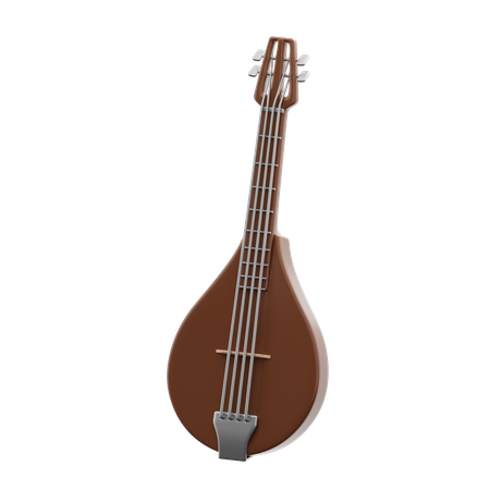 Mandolin  3D Icon