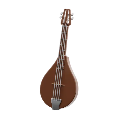 Mandolin  3D Icon