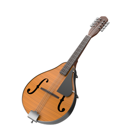 Mandolin  3D Icon