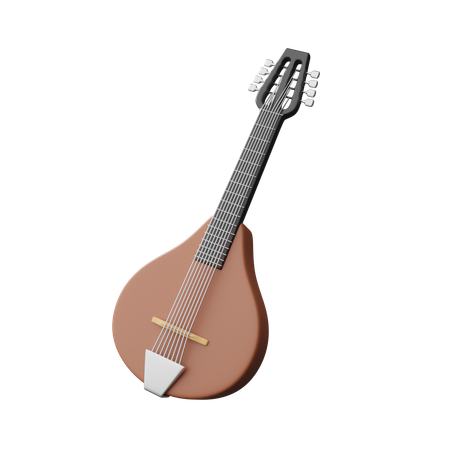 Mandolin  3D Icon