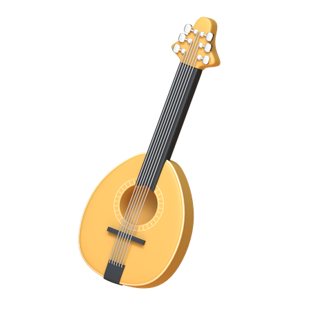 Mandolin  3D Icon