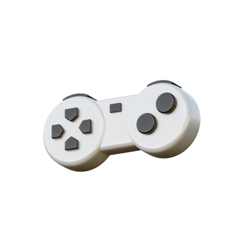 Manette de jeu  3D Illustration