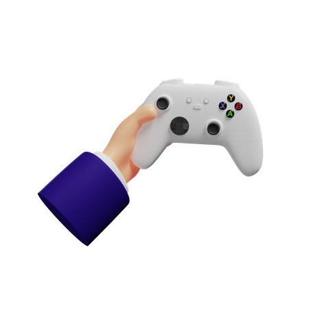 Manette de jeu en main  3D Icon