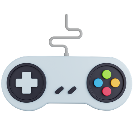 Manette de jeu filaire  3D Icon