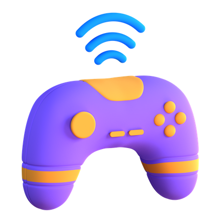 Manette de jeu sans fil  3D Icon