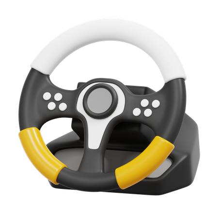 Manette de volant  3D Icon