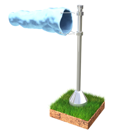 Manga de viento  3D Icon