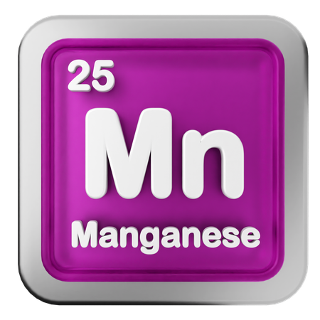 Mangan-Periodensystem  3D Icon