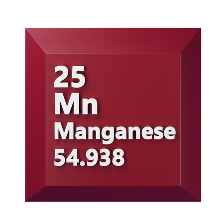 Manganês  3D Icon